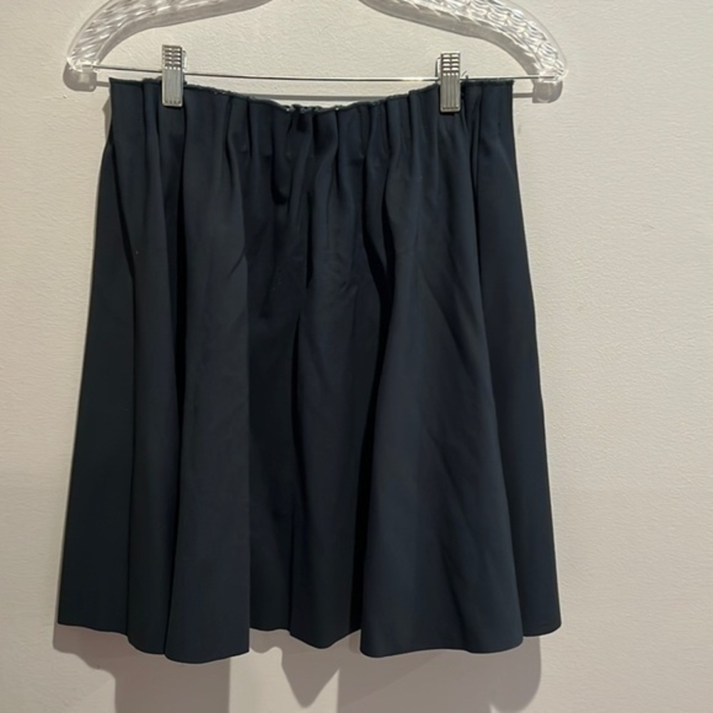 ZARA Hunter Green Circle Skirt
